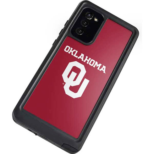 University of Oklahoma Basketball Galaxy Note20 5G Waterproof Case