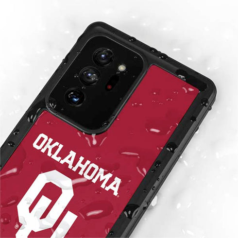 University of Oklahoma Basketball Galaxy Note20 Ultra 5G Waterproof Case