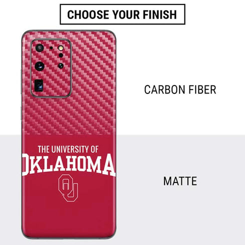 University of Oklahoma Basketball Galaxy S20 Ultra 5G Skin