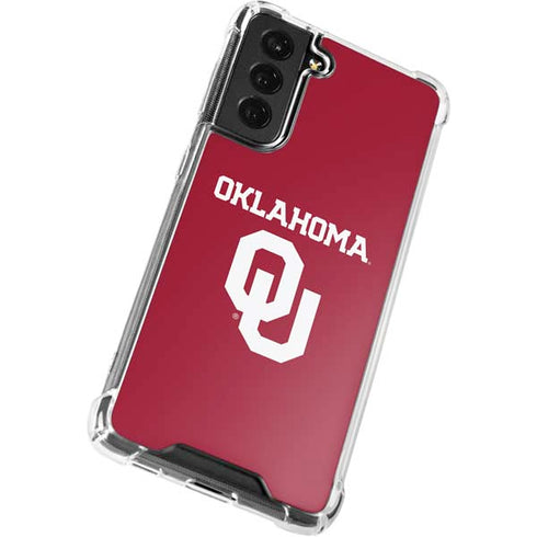 University of Oklahoma Basketball Galaxy S21 FE Clear Case