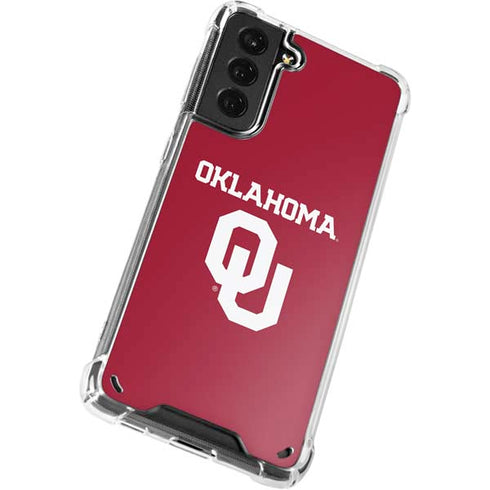 University of Oklahoma Basketball Galaxy S21 Plus 5G Clear Case