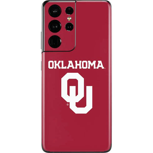 University of Oklahoma Basketball Galaxy S21 Ultra 5G Skin