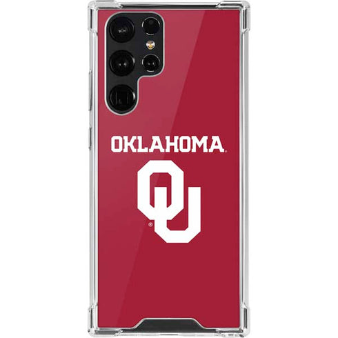 University of Oklahoma Basketball Galaxy S22 Ultra Clear Case