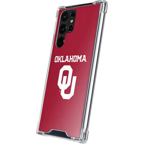 University of Oklahoma Basketball Galaxy S22 Ultra Clear Case