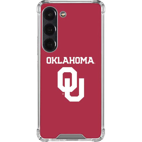 University of Oklahoma Basketball Galaxy S23 Clear Case