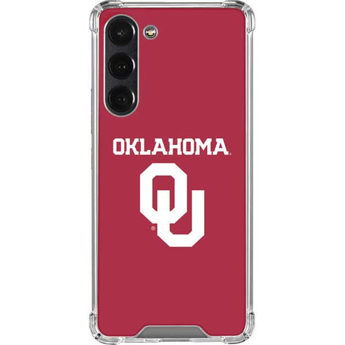 University of Oklahoma Basketball Galaxy S23 Plus Clear Case