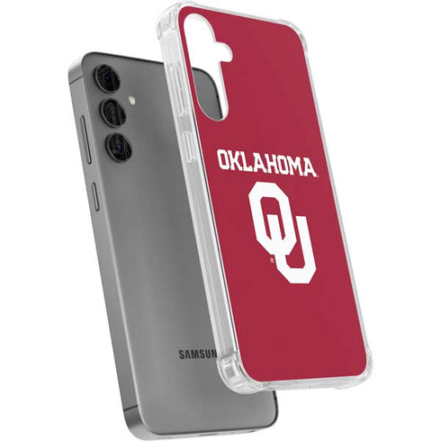 University of Oklahoma Basketball Galaxy S24 Plus Clear Case