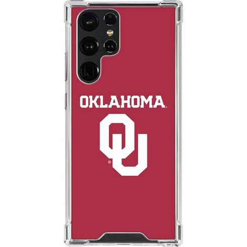 University of Oklahoma Basketball Galaxy S24 Ultra Clear Case