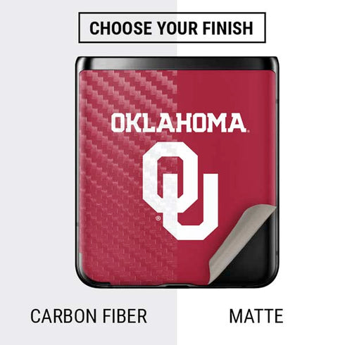 University of Oklahoma Basketball Galaxy Z Flip Skin