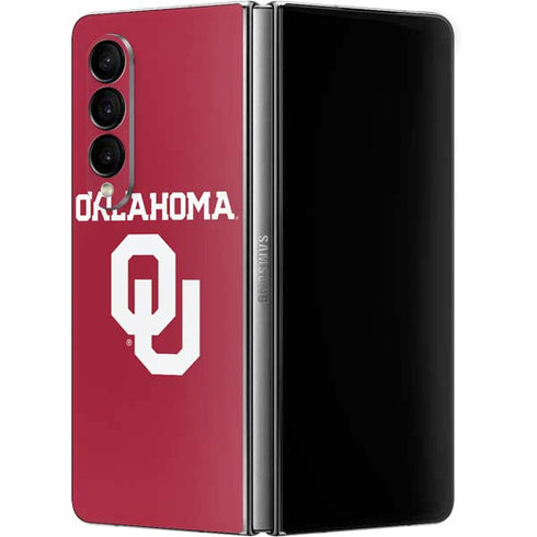 University of Oklahoma Basketball Galaxy Z Fold4 5G Skin