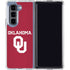 University of Oklahoma Basketball Galaxy Z Fold5 5G Clear Case