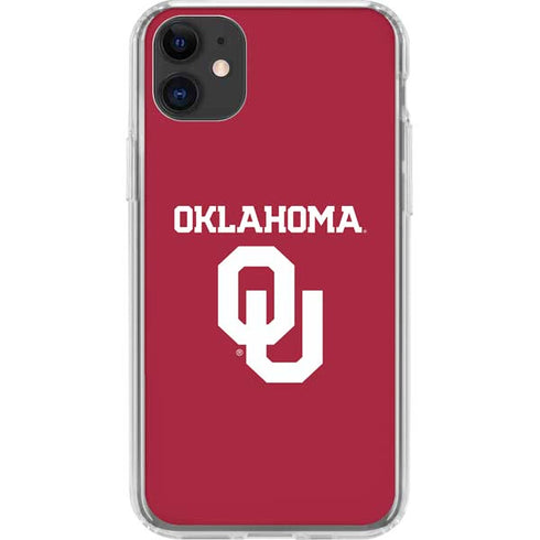 University of Oklahoma Basketball iPhone 11 Clear Case