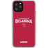 University of Oklahoma Basketball iPhone 11 Pro Clear Case