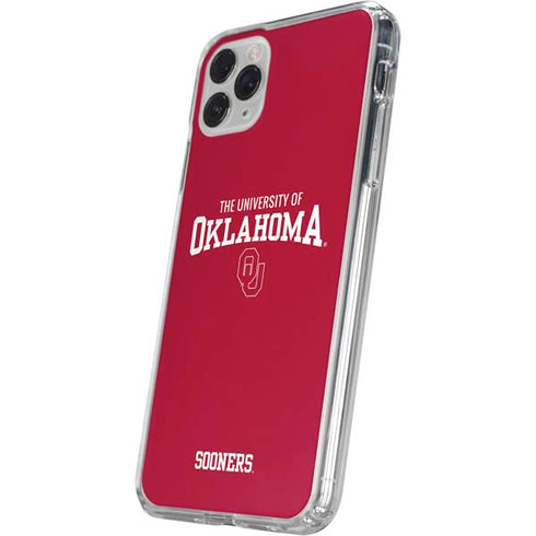 University of Oklahoma Basketball iPhone 11 Pro Clear Case