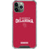 University of Oklahoma Basketball iPhone 11 Pro Max Clear Case