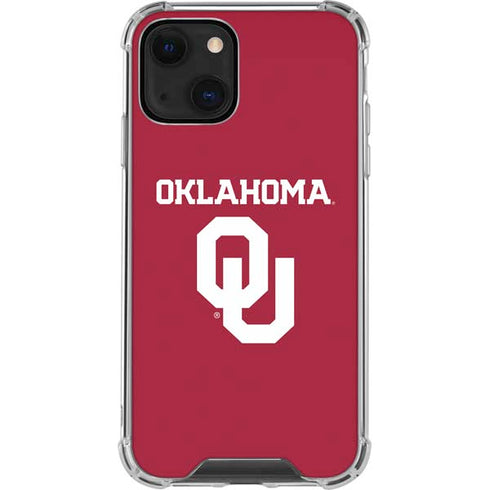 University of Oklahoma Basketball iPhone 14 Plus Clear Case