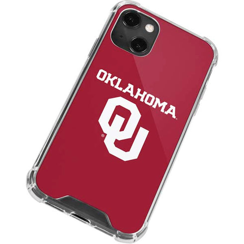 University of Oklahoma Basketball iPhone 14 Plus Clear Case