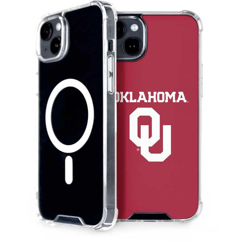 University of Oklahoma Basketball iPhone 15 Plus MagSafe Case
