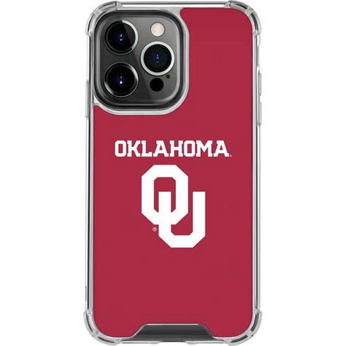 University of Oklahoma Basketball iPhone 14 Pro Clear Case