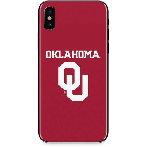 University of Oklahoma Basketball iPhone XS Skin