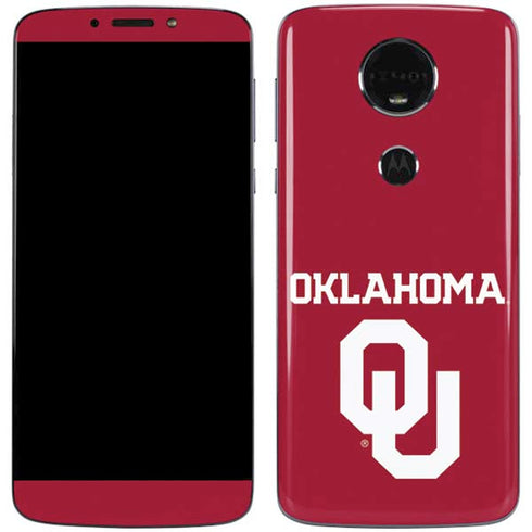University of Oklahoma Basketball Moto E5 Plus Skin