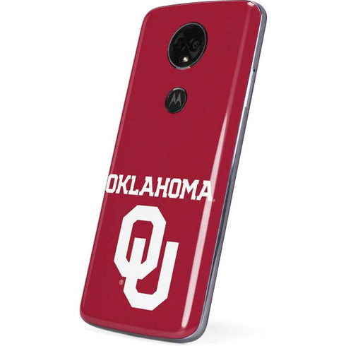 University of Oklahoma Basketball Moto E5 Plus Skin