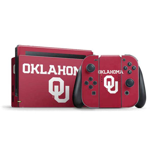 University of Oklahoma Basketball Nintendo Switch Bundle Skin