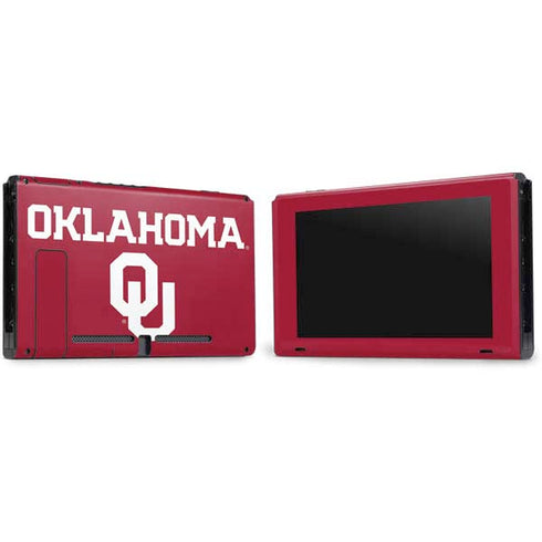 University of Oklahoma Basketball Nintendo Switch Bundle Skin