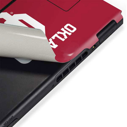 University of Oklahoma Basketball Nintendo Switch Bundle Skin