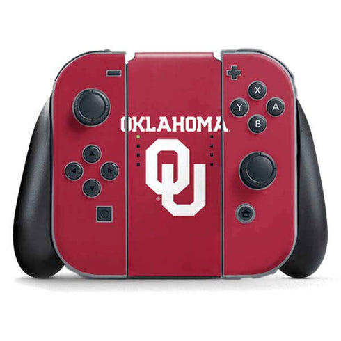 University of Oklahoma Basketball Nintendo Switch (2017-2021) Joy-Con Controller Skin