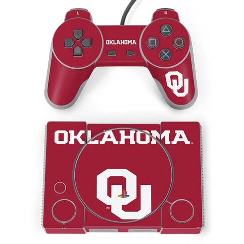 University of Oklahoma Basketball PlayStation Classic Bundle Skin