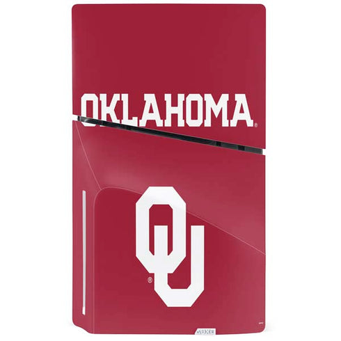 University of Oklahoma Basketball PS5 Slim Disk Console Skin
