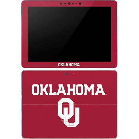 University of Oklahoma Basketball Surface Go Skin