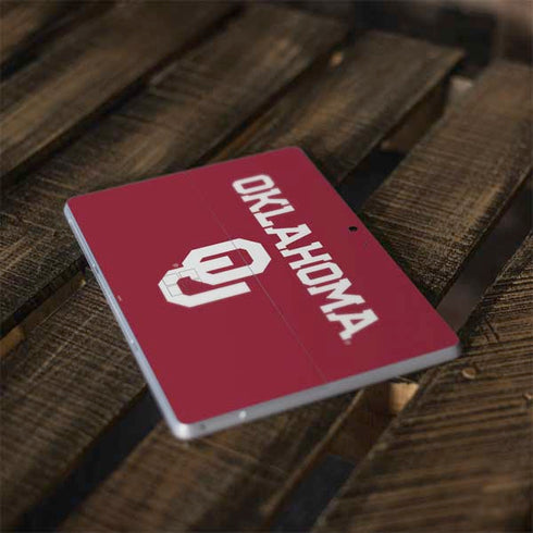 University of Oklahoma Basketball Surface Go Skin