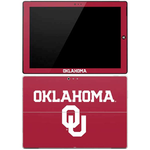 University of Oklahoma Basketball Surface Pro 3 Skin