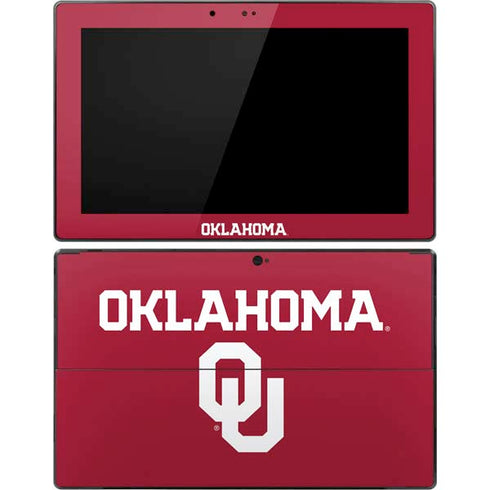 University of Oklahoma Basketball Surface Pro Tablet Skin