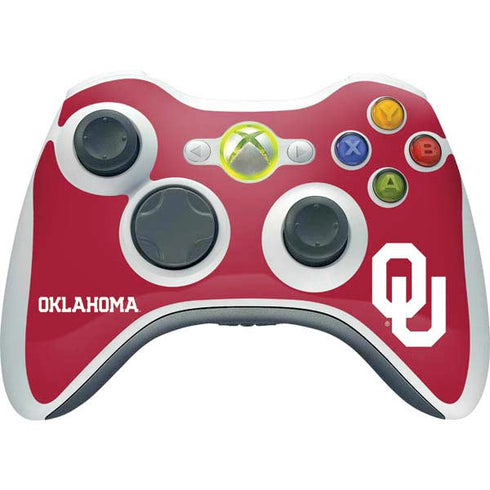 University of Oklahoma Basketball Xbox 360 Wireless Controller Skin