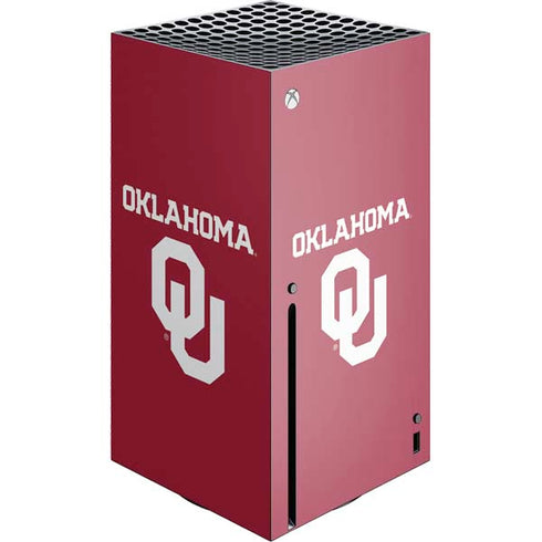 University of Oklahoma Basketball Xbox Series X Console Skin
