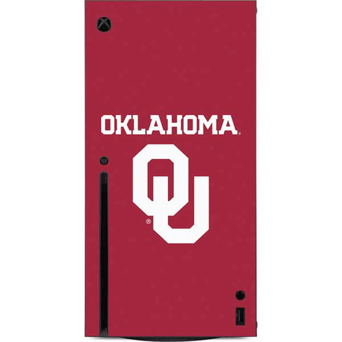 University of Oklahoma Basketball Xbox Series X Console Skin