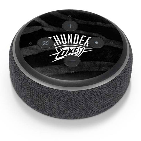 NBA Oklahoma City Thunder Black Animal Print Amazon Echo Dot Skin