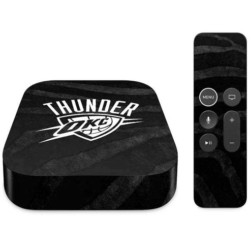 NBA Oklahoma City Thunder Black Animal Print Apple TV Skin