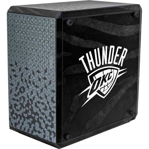 NBA Oklahoma City Thunder Black Animal Print Cooler Master MasterBox Q300L Mini Tower Skin