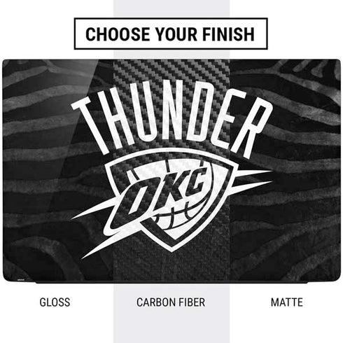 NBA Oklahoma City Thunder Black Animal Print Dell Vostro Skin