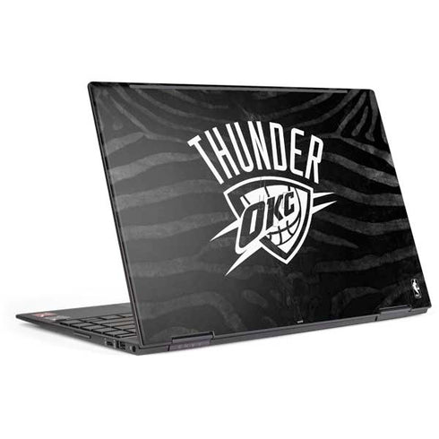NBA Oklahoma City Thunder Black Animal Print HP Envy Skin