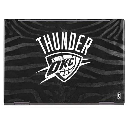 NBA Oklahoma City Thunder Black Animal Print HP Envy Skin