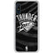 NBA Oklahoma City Thunder Black Animal Print Galaxy A10e Clear Case