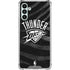 NBA Oklahoma City Thunder Black Animal Print Galaxy A13 5G Clear Case