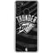 NBA Oklahoma City Thunder Black Animal Print Galaxy A21 Clear Case