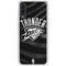 NBA Oklahoma City Thunder Black Animal Print Galaxy A50 Clear Case