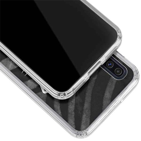 NBA Oklahoma City Thunder Black Animal Print Galaxy A50 Clear Case